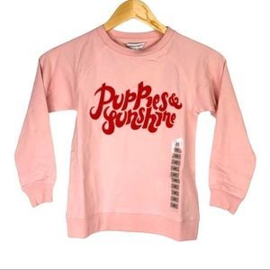 Wildfox kids puppies and sunshine shirt Size 10/12